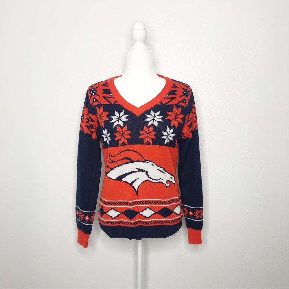 NFL | Women's Broncos V-Neck Sweater